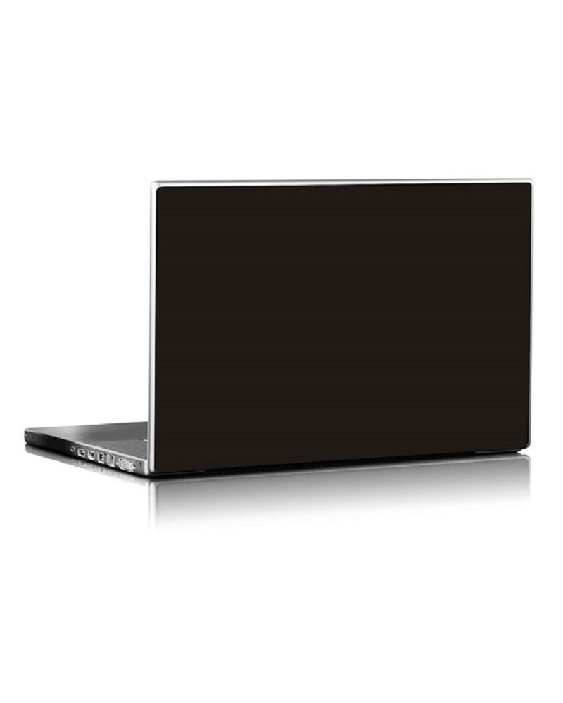 Universal Laptop Back Skin Matte Texture - Black