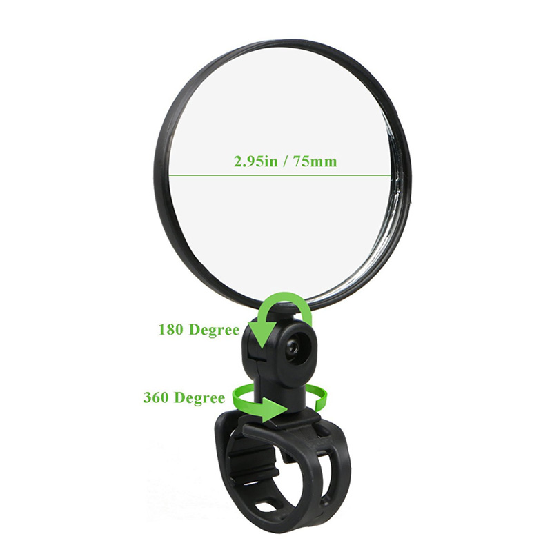 1 Pair Rear View Bicycle Reflex Mirror