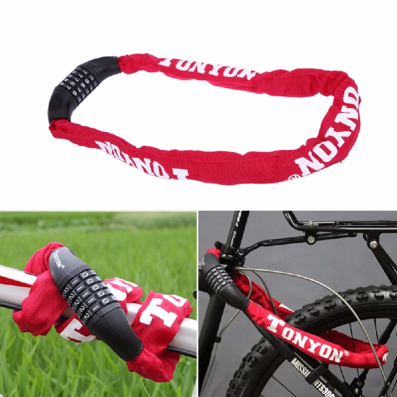 Bicycle 5 Digit Combination Password Chain Lock