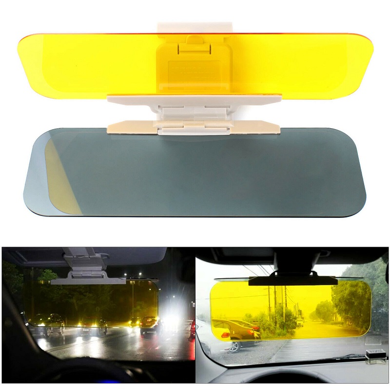 Car Day Night Anti Glare Mirror Light Protector