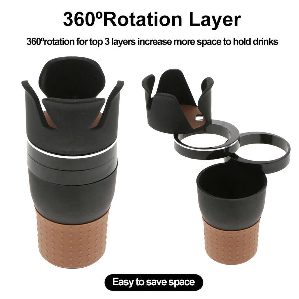 Universal Multi Function Rotatable Car Cup Holder