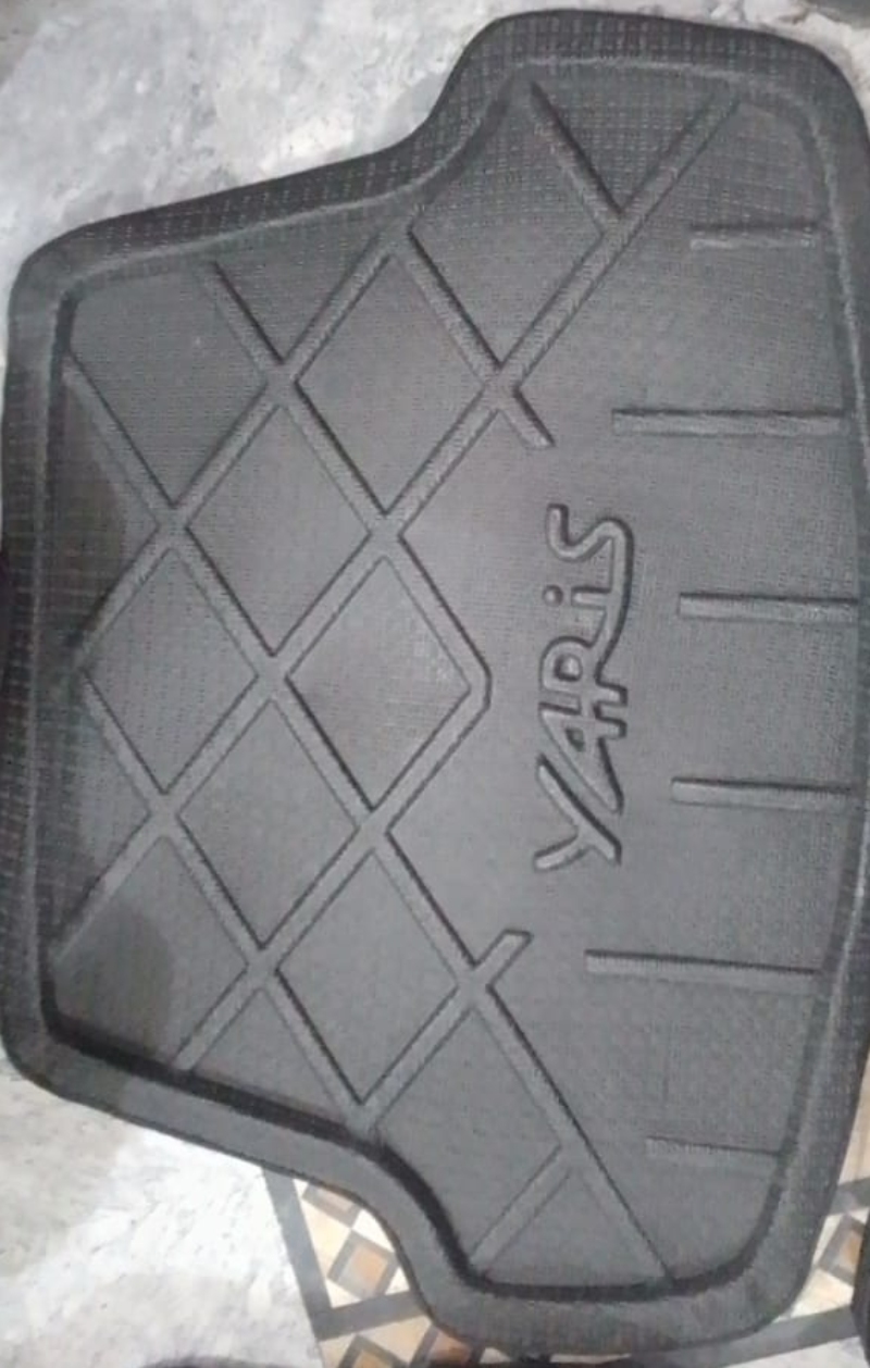 Toyota Yaris Foam Trunk Mat Tray Black - Model 2020-2021