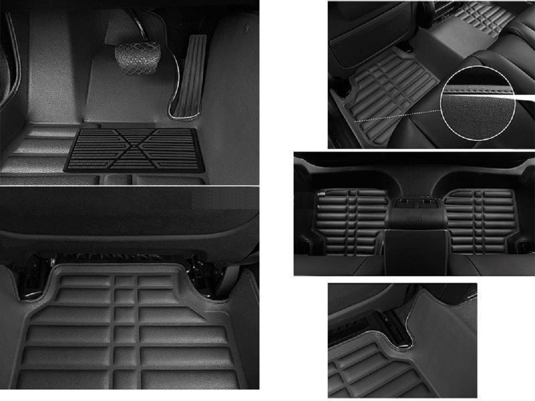 5D Custom Floor Mats Black For T.o.y.o.t.a P.r.a.d.o 2009-2020