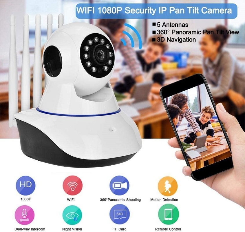 Color Vision Camera 5 Antenna 2mp 1080p FULL HD