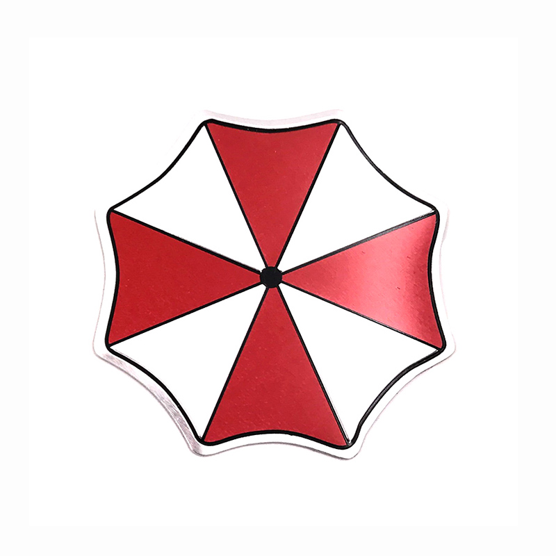 3D Aluminum Umbrella Corporation Car Logo Resident Evil