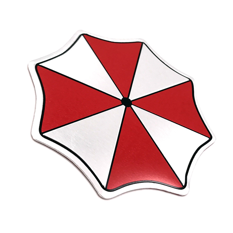 3D Aluminum Umbrella Corporation Car Logo Resident Evil