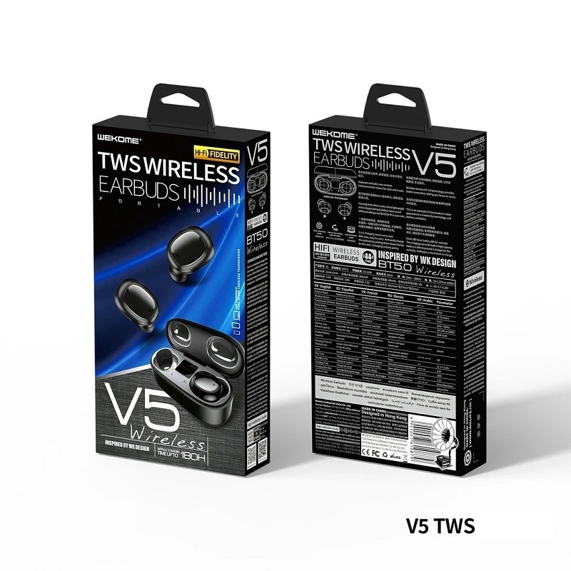 Remax V5 TWS Wireless Earbuds With Display