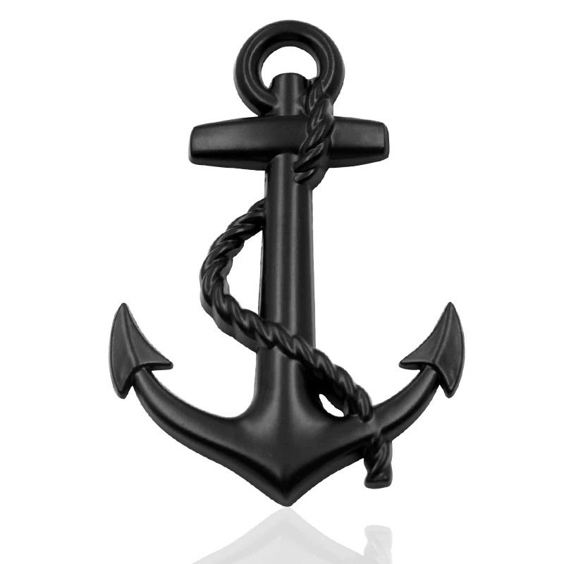 New Anchor 3D Car Decoration Sticker Metal Logo