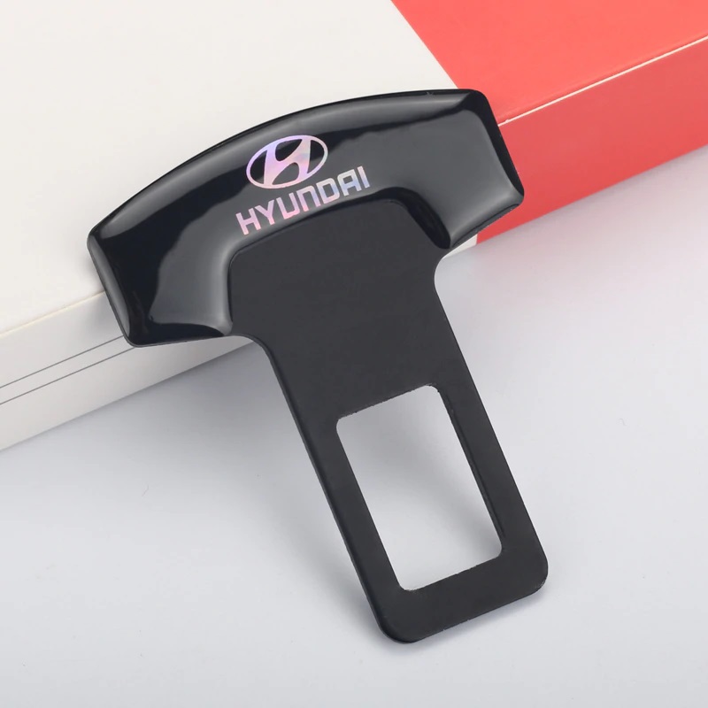 Pack of 2 HYUNDAI Logo Seat Safety Belt Canceler