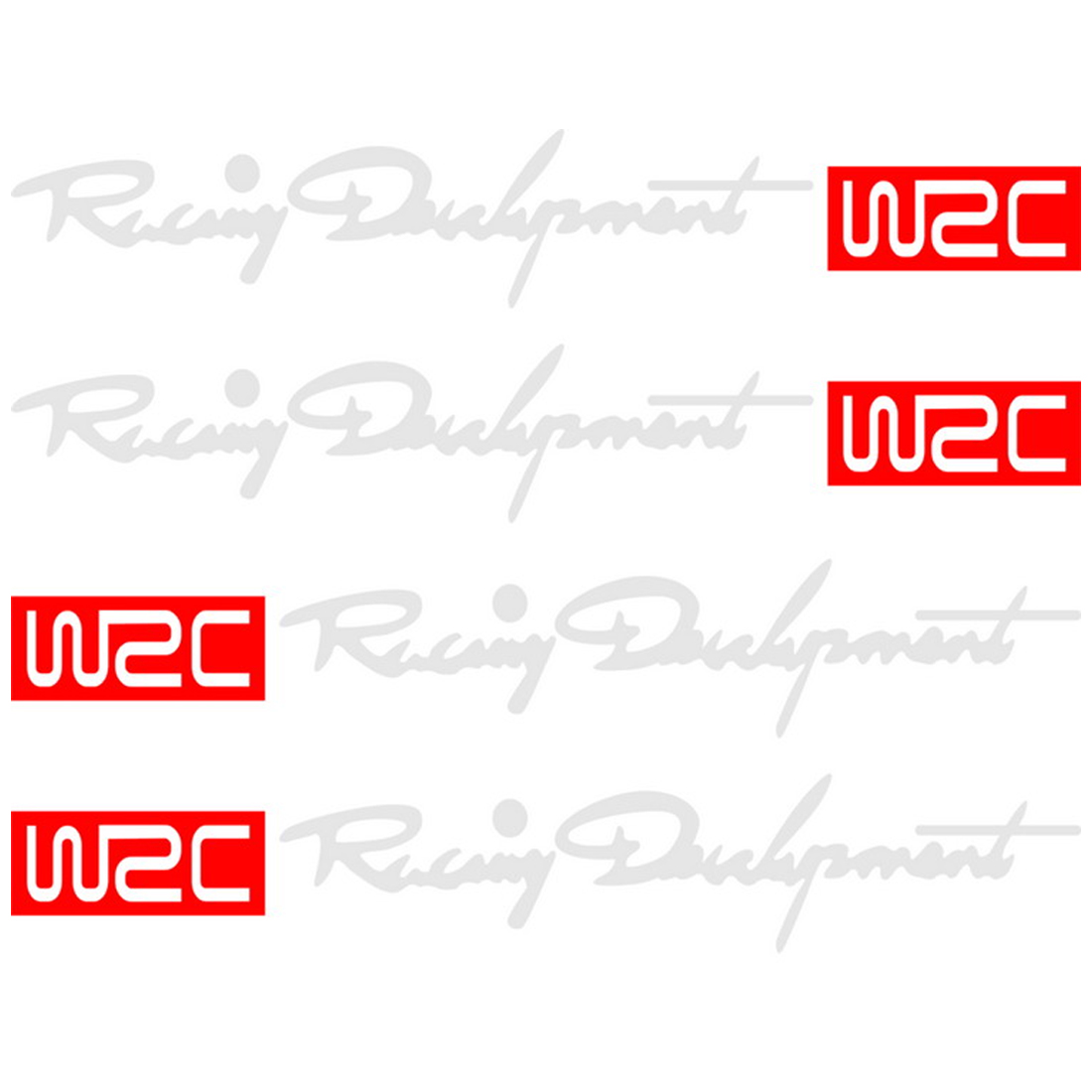 4pcs/set WRC Racing Door Handle Stickers