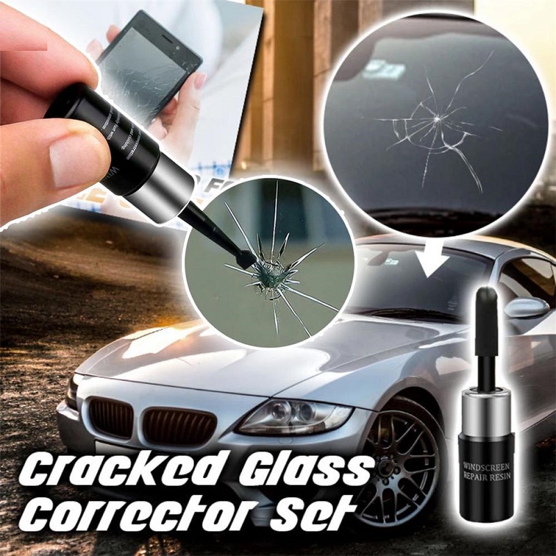 Windshield Automotive Glass Crack Nano Repair Fluid Kit