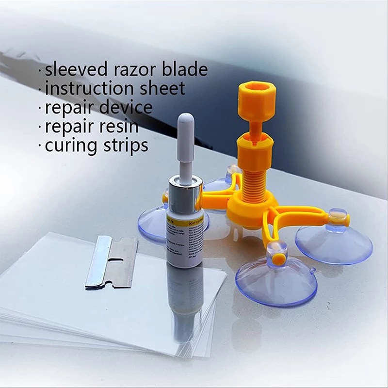 Windshield Automotive Glass Crack Nano Repair Fluid Kit