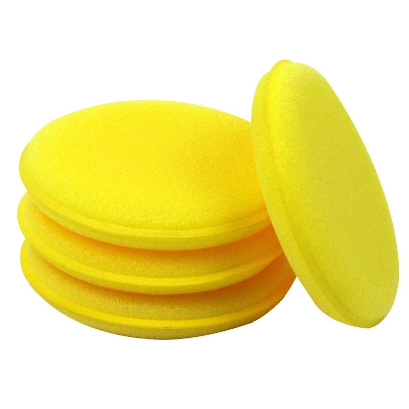 6 Pcs Foam Sponge Applicator Pads for Clean Cars Polish Wax 