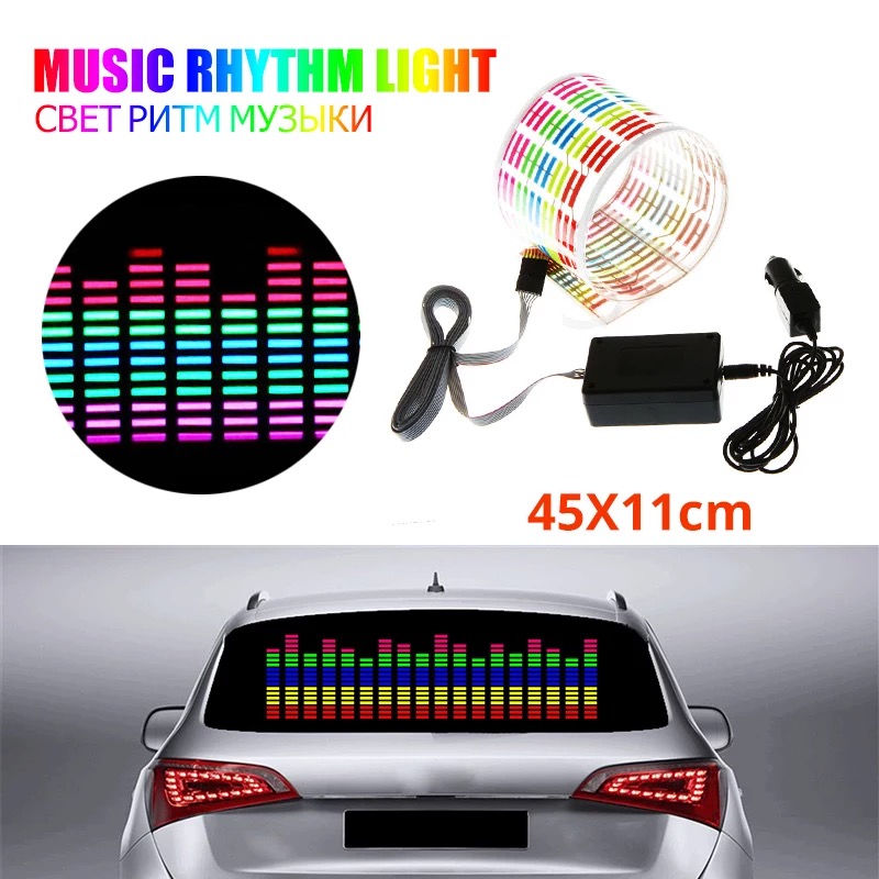 45x11 Cm Styling Music RGB Led Light For Car