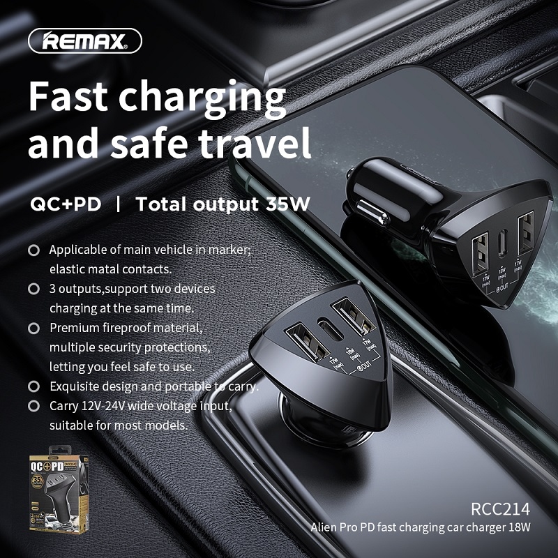 Remax RCC 214 Car Charger