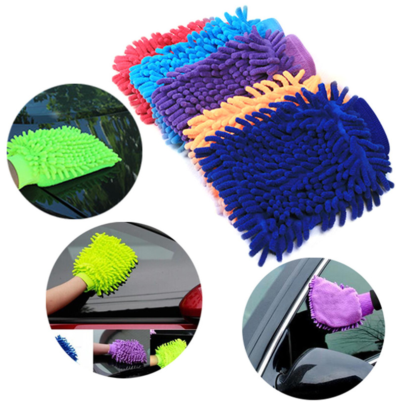 Pack Of 5 Easy Microfiber Car Washing Cleaning Glove