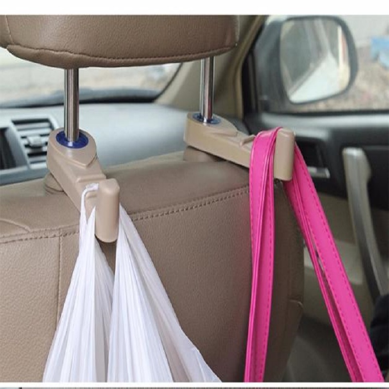 2 Pcs Car Seat Coat Hook Purse Bag Hanging Hanger Organizer