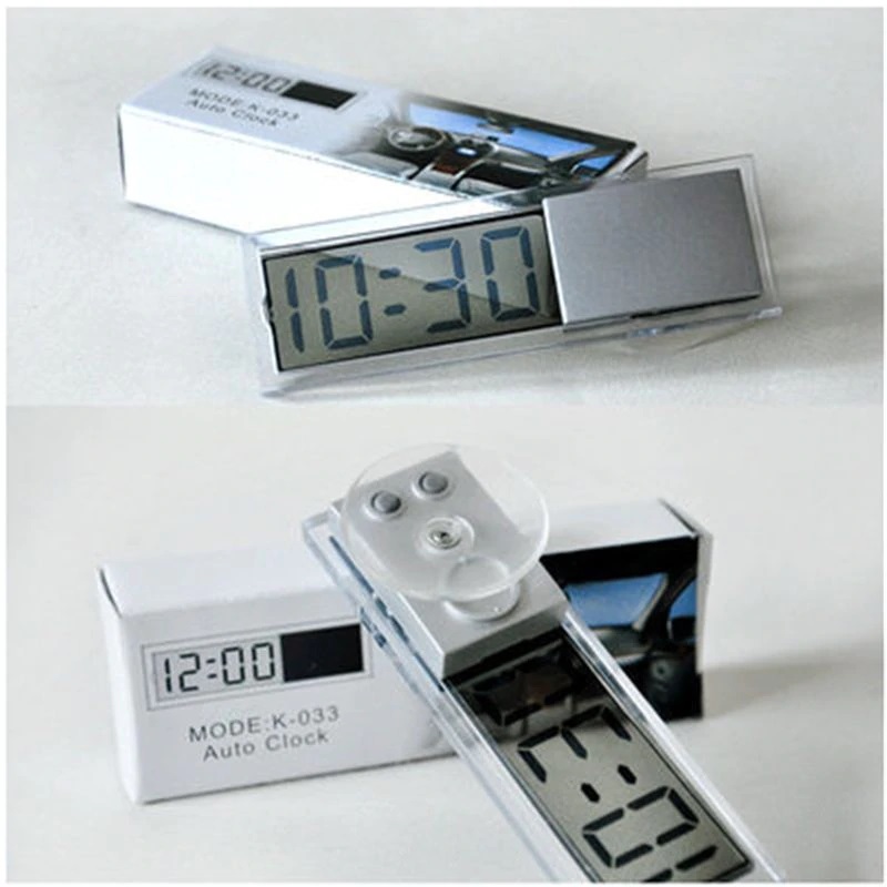 Car Digital Clock with Suction Cup