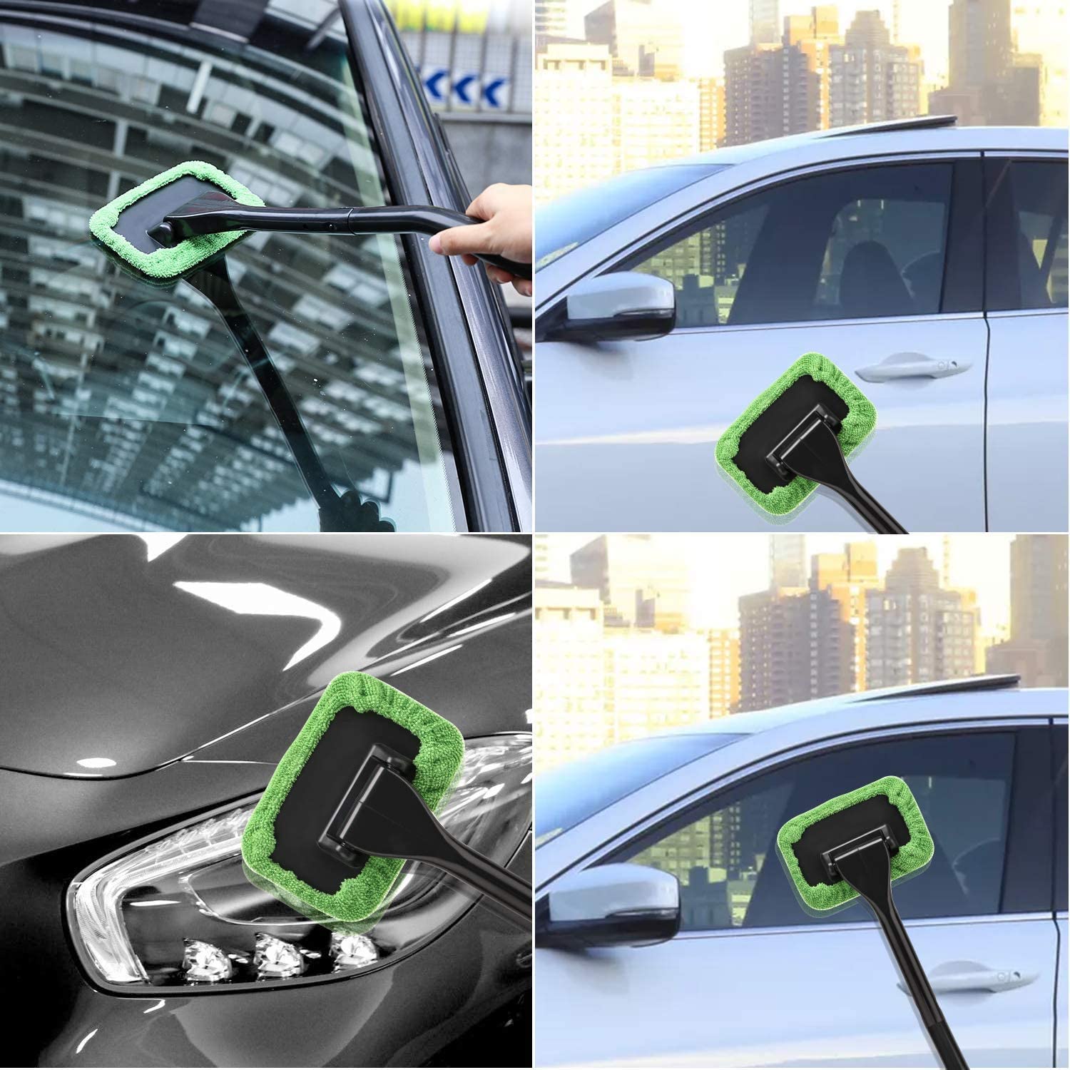 Windshield Microfiber Wipe Tool Cleaner