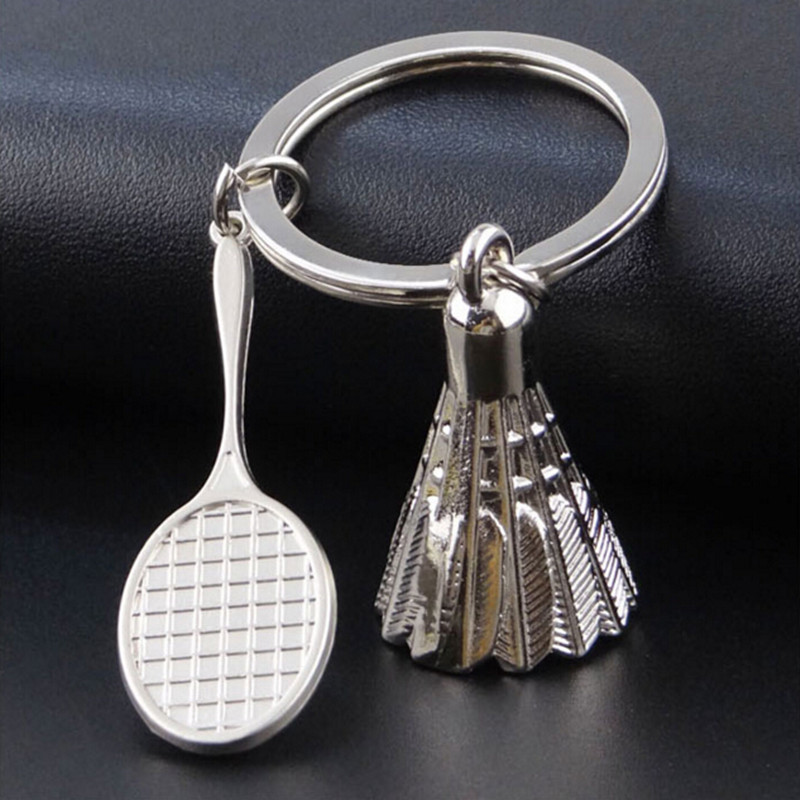 High Quality Badminton Style Keychain