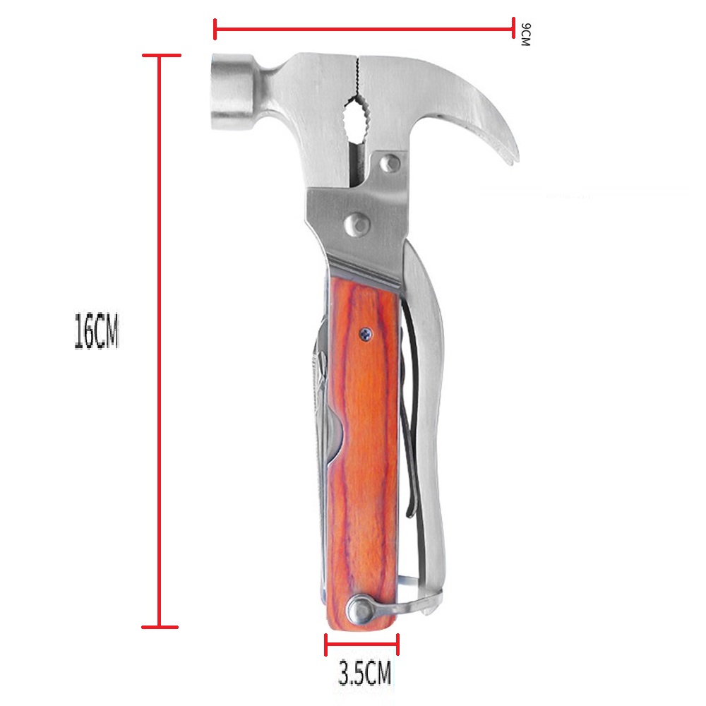 Multi-functional Bee Hive Tool Combination Claw Hammer