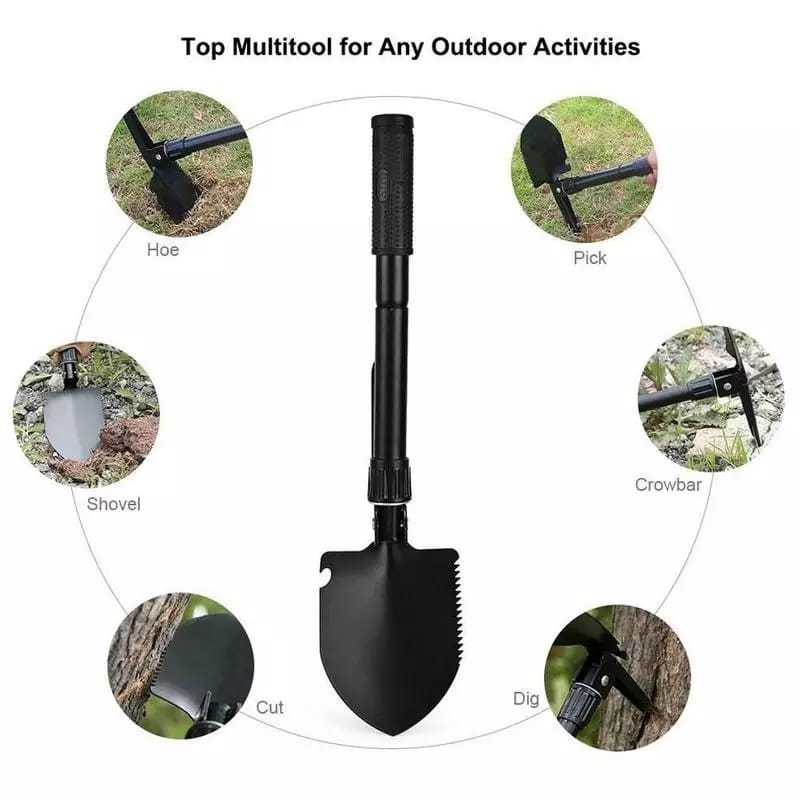 Multifunctional Outdoor Folding Shovel Trumpet