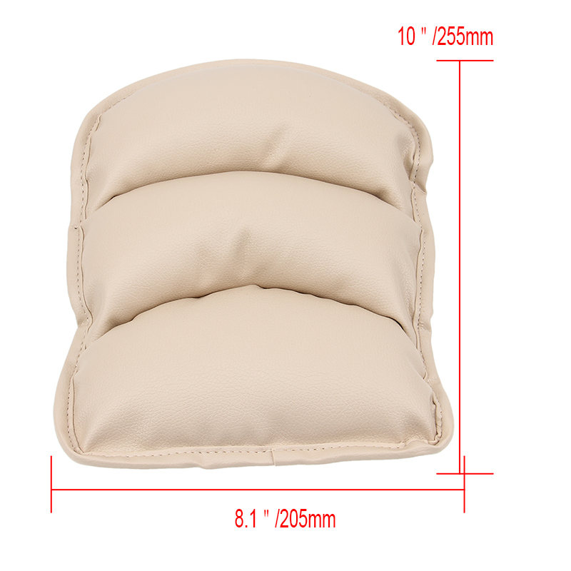 Universal Car Center Armrest Soft Cushion Pad Beige