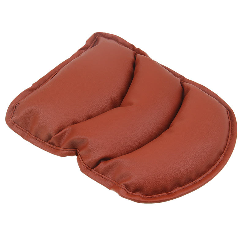 Universal Car Center Armrest Soft Cushion Pad Brown