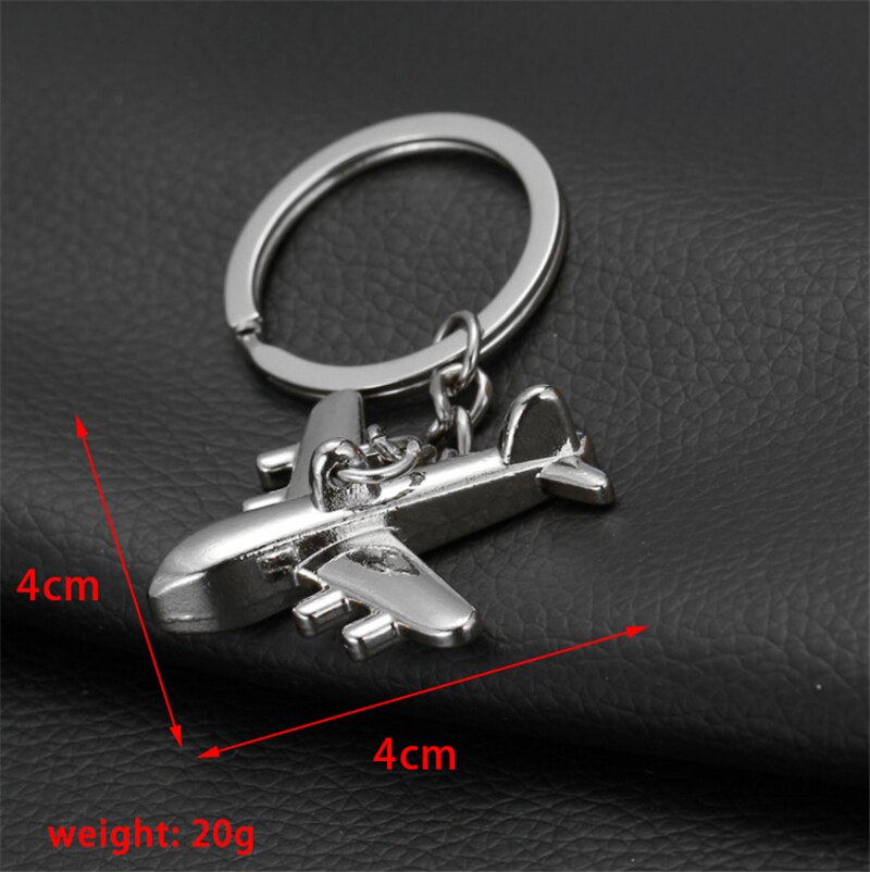 Creative Simulation Plane Metal Key Chain