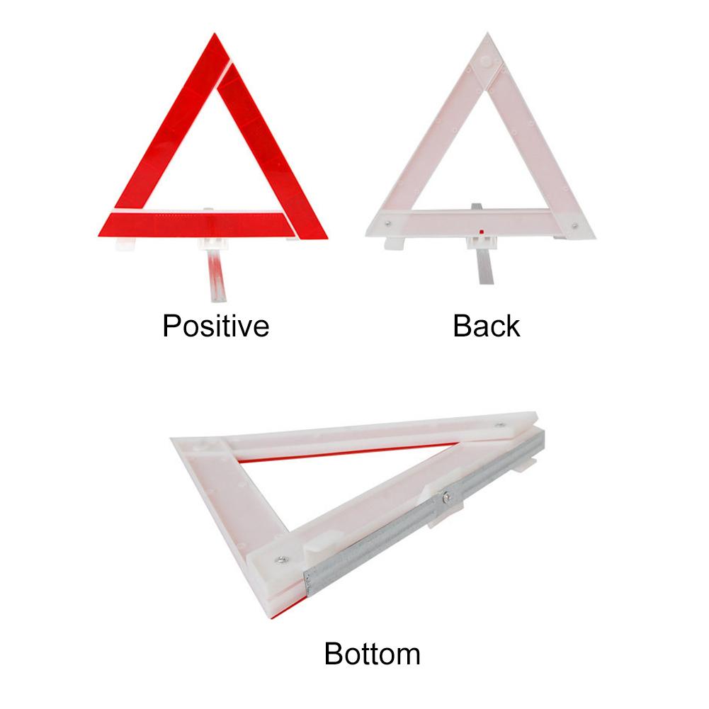 2 PCS Reflective Triangle Safety Warning Sign