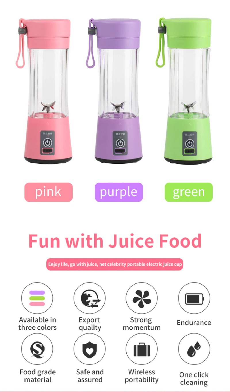 Rechargeable Portable Fruit Juicer