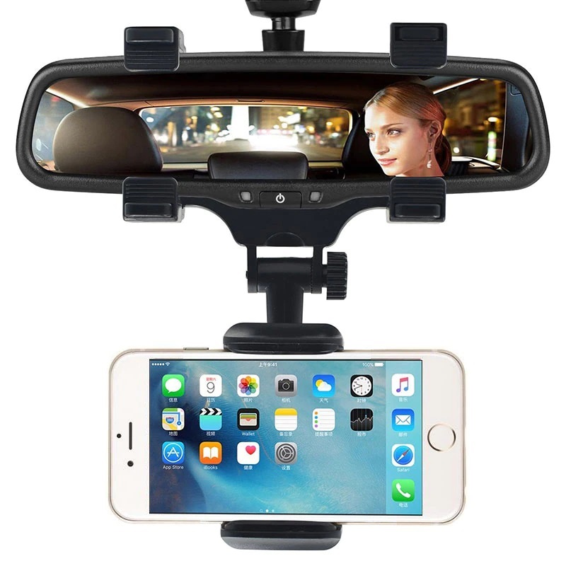 Universal Car Rearview Mirror Phone Holder