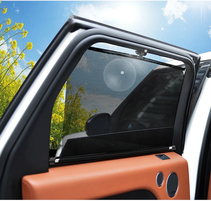 2 Pcs Universal K52 Car Sun Shade Side Window Curtains