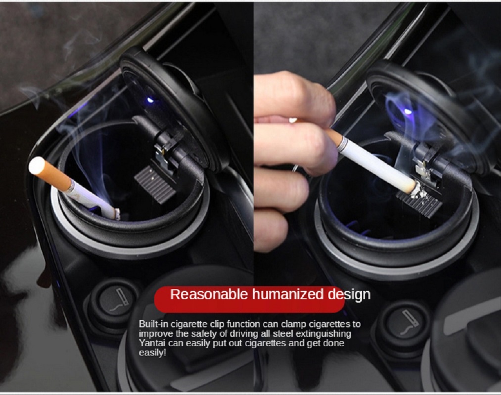 Multifunction Portable Car Led Ashtray