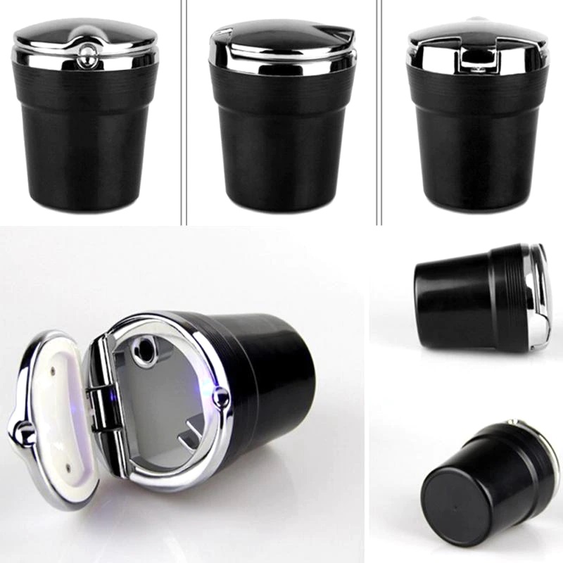 Universal Portable Ashtray With LED Lights