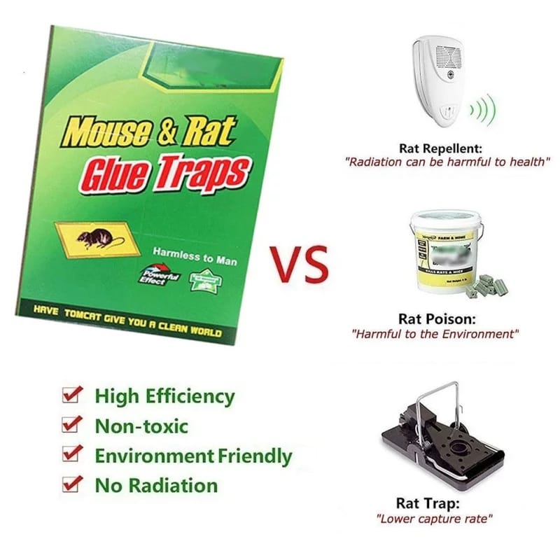 3 Pc Sticky Trap Board For Rats & Mouse