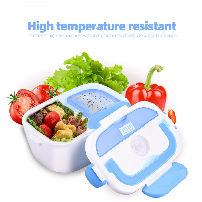 Portable 220V 2 in 1 Electric Heating Lunch Box