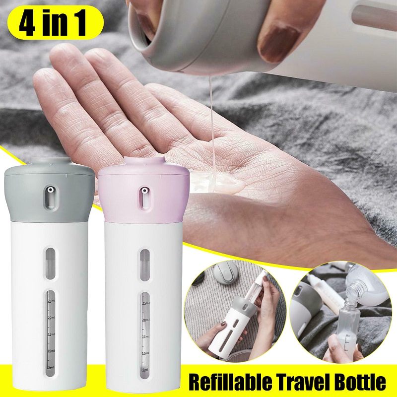 4 in 1 Refillable Travel Bottles