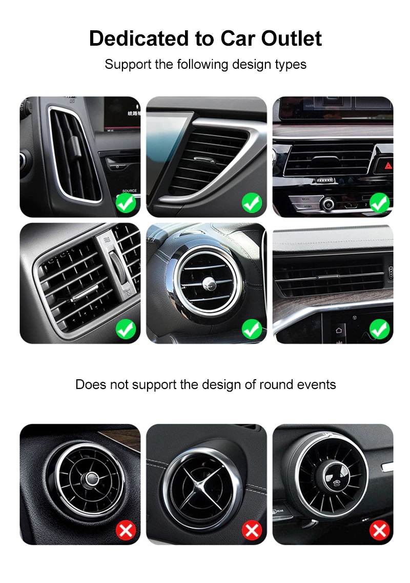 Magnetic Air Vent Car Phone Holder