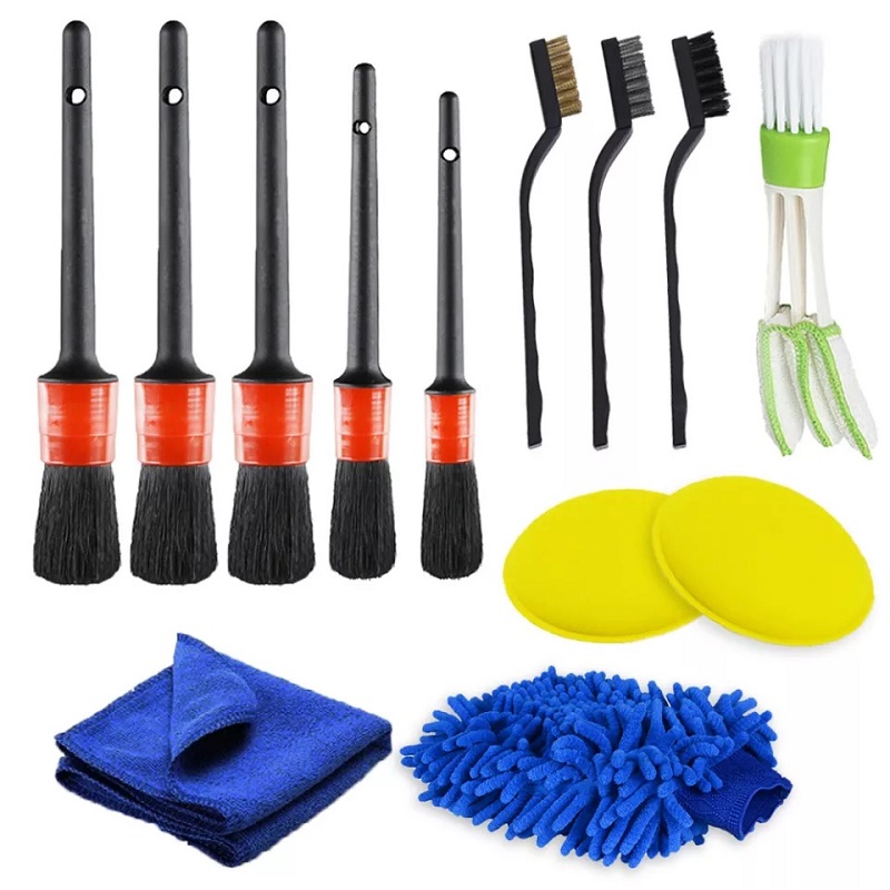 Pack Of 13 Car Cleaning Set