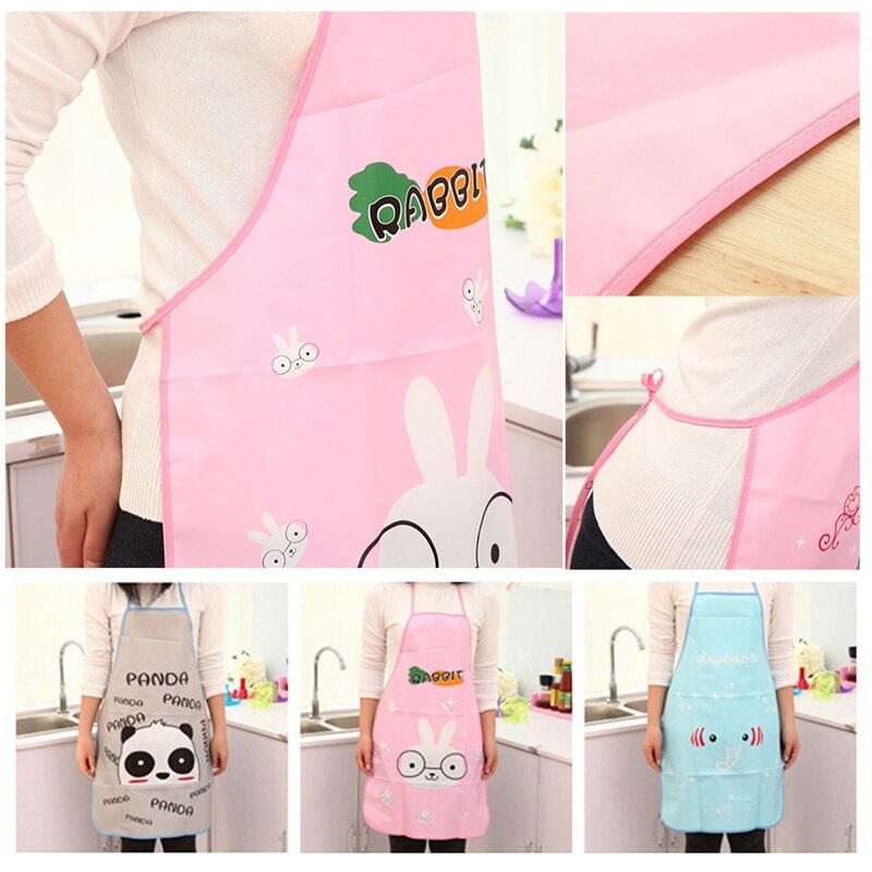 3 pcs PVC Apron With Cartoon Design