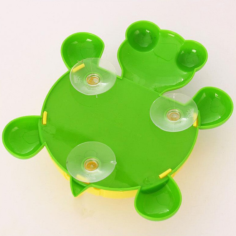 Turtle Design Wall Suction Cup Toothpaste Holder