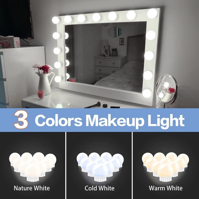 3 Modes LED Makeup Mirror Light