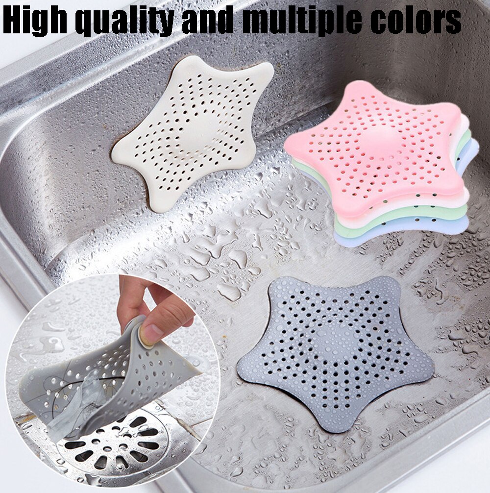 Pack of 3 Star Design Anti Blocking Sink Drain Stopper