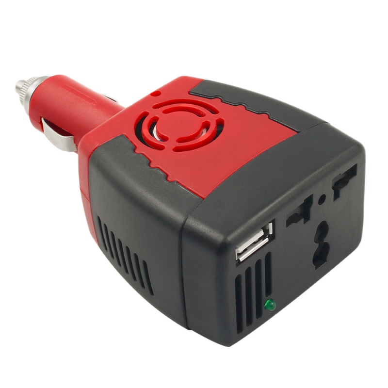 Car inverter DC 12V to AC 220V 75W Power Inverter Adapter USB
