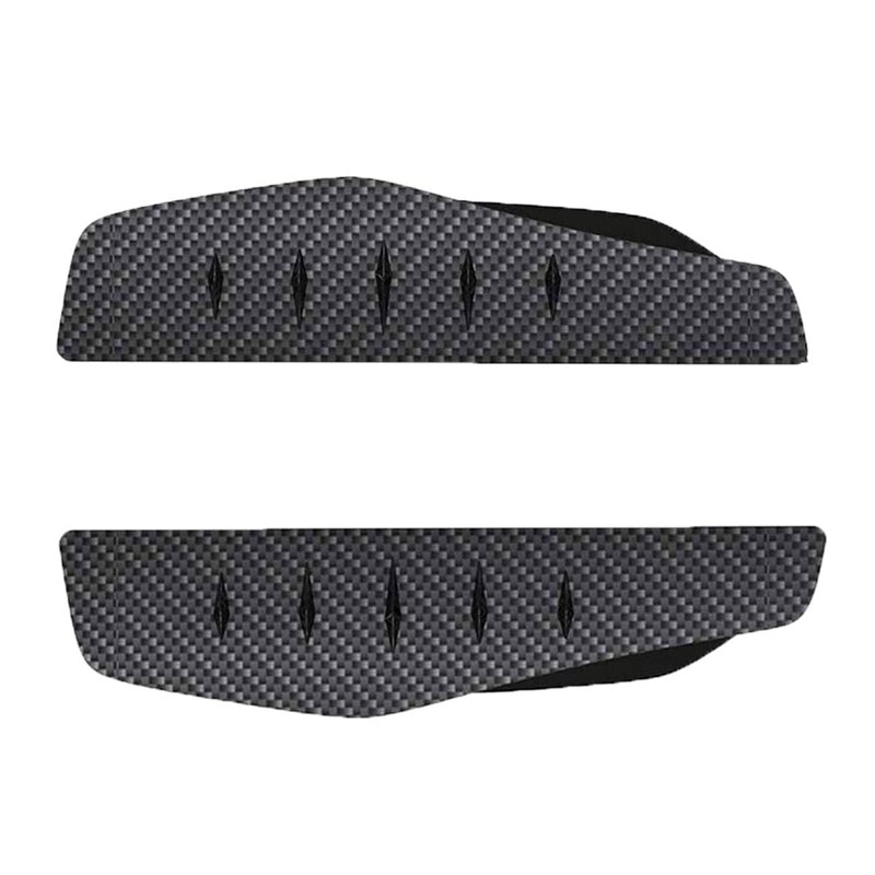 Mercedes Mirror Rain Eyebrow-2 * Side Mirror Rain Eyebrow Trim-Carbon fiber  pattern