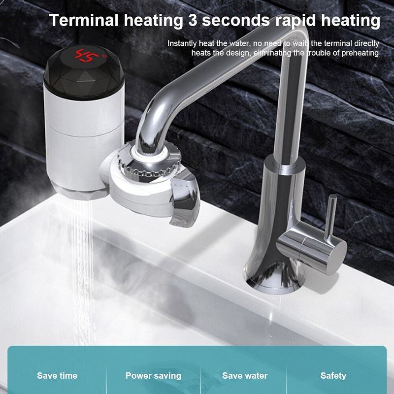 Instant Hot Faucet Water Installation Instant Hot Water Electric Faucet Water Heating For Kitchen Bathroom