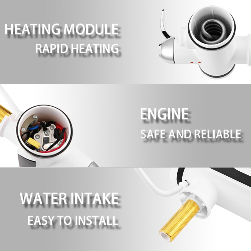 Water Heater Shower Instant Water-Heater Electric  For Kitchen Bathroom