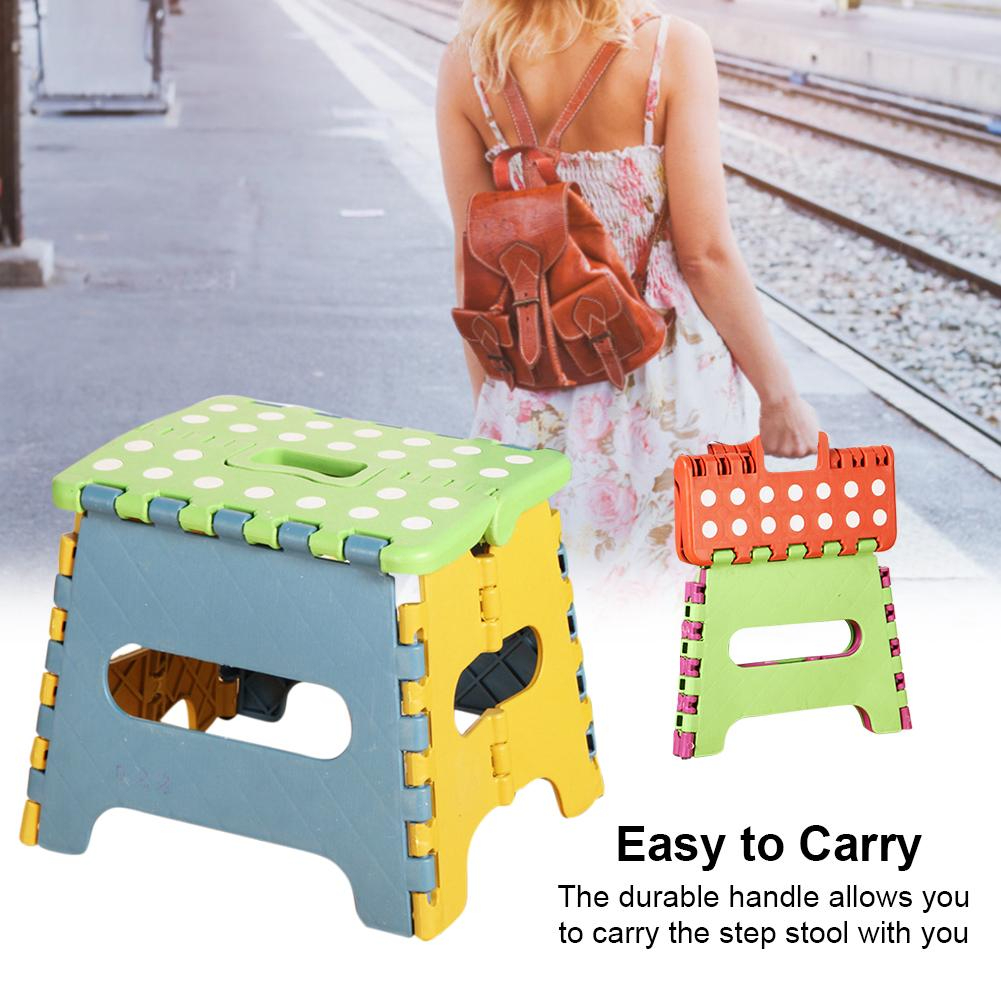 Portable Step Stool Folding Durable Plastic Stool For Children