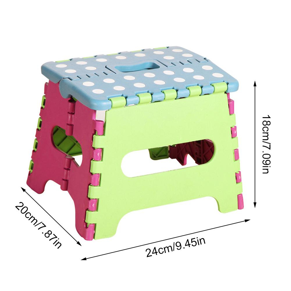 Portable Step Stool Folding Durable Plastic Stool For Children